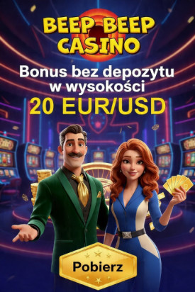 Obraz dla 20 &euro;/$ bonus bez depozytu w BeepBeep Casino z wypłatą wygranych