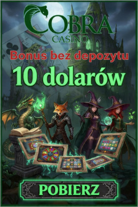 Obraz dla 10 dolar&oacute;w bonusu bez depozytu w Cobra Casino dla nowych graczy