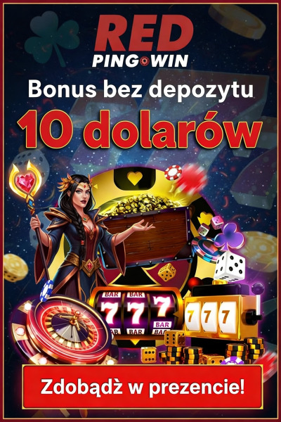 Obraz dla 10$ bez depozytu w Red PingWin: darmowe spiny dla nowych graczy