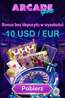 Obraz dla Bonus 10 &euro;/$ za rejestrację w kasynie Arcade Spins