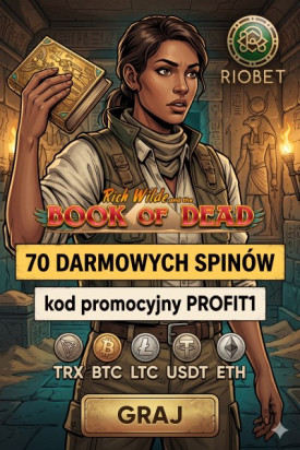 Obraz dla 70 darmowych spin&oacute;w w RioBet bez depozytu za rejestrację