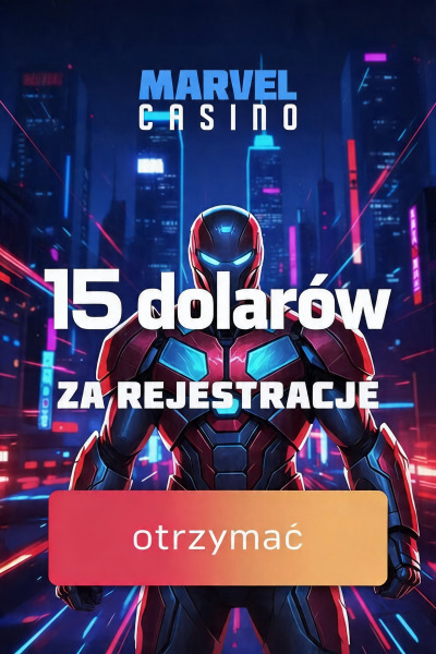 Obraz dla 15$ bez depozytu za rejestrację w kasynie Marvel