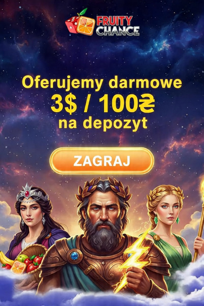 Obraz dla Bonus 3$/100₴ za założenie konta w Fruity Chance