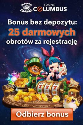 Obraz dla 25 darmowych spin&oacute;w za rejestrację w Columbus Casino