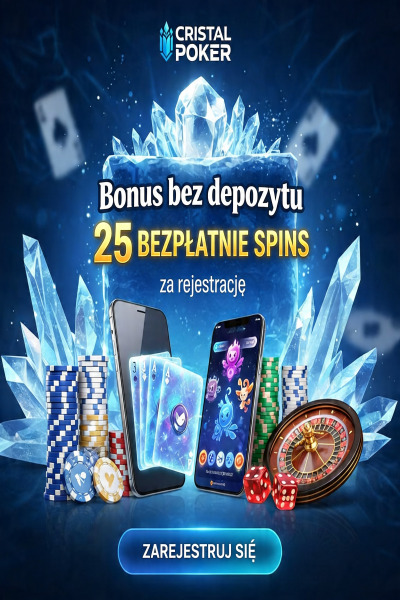 Obraz dla 25 darmowych spin&oacute;w bez depozytu za rejestrację w CristalPoker