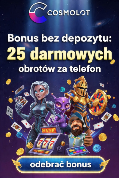 Obraz dla 25 darmowych spin&oacute;w bez depozytu w Cosmolot za potwierdzenie telefonu