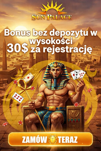 Obraz dla 30$ bonus bez depozytu za rejestrację w Sun Palace Casino