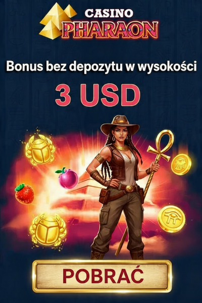 Obraz dla 3$ bez depozytu w Pharaon Casino na początek gry Obraz dla 3$ bez depozytu w Pharaon Casino na początek gry