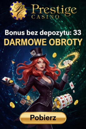 Obraz dla Prestige Casino: 33 darmowe spiny bez depozytu na start