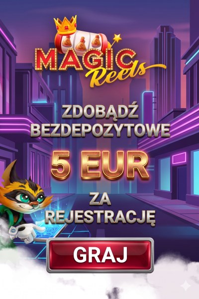 Obraz dla 5€ bonus bez depozytu w Magic Reels Casino za rejestrację Obraz dla 5€ bonus bez depozytu w Magic Reels Casino za rejestrację