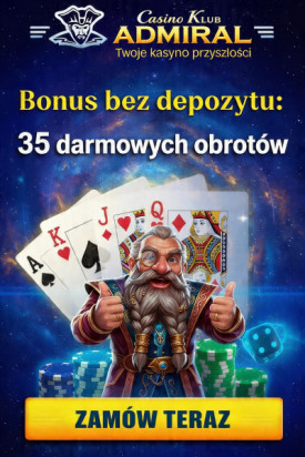 Obraz dla 35 darmowych spin&oacute;w w Admiral Club za samą rejestrację