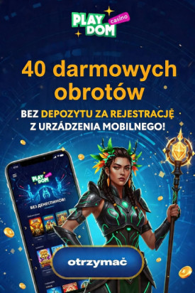 Obraz dla 40 darmowych spin&oacute;w za rejestrację w kasynie PokerDom