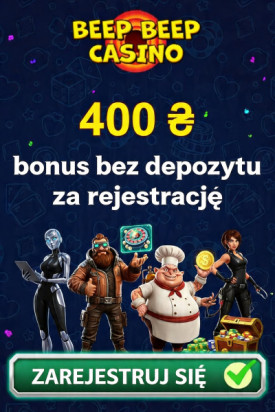 Obraz dla 400 UAH bonus bez depozytu w Beep Beep Casino za rejestrację