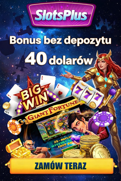 Obraz dla 40 dolarów bonusu bez depozytu w Slots Plus Casino Obraz dla 40 dolarów bonusu bez depozytu w Slots Plus Casino
