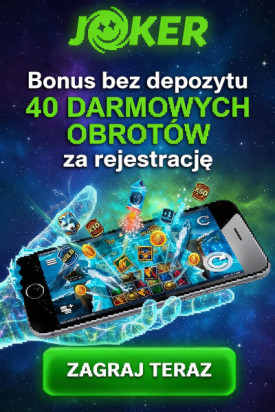 Obraz dla 40 darmowych spin&oacute;w bez depozytu w kasynie Joker za rejestrację