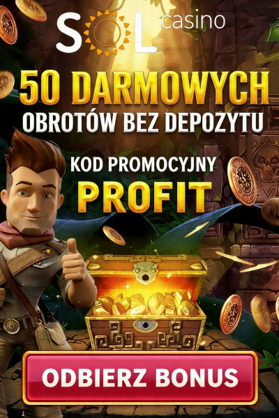 Obraz dla 50 darmowych spinów w kasynie SOL za samą rejestrację Obraz dla 50 darmowych spinów w kasynie SOL za samą rejestrację