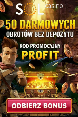 Obraz dla 50 darmowych spin&oacute;w bez depozytu w SOL Casino