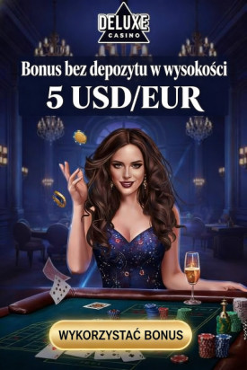 Obraz dla Bonus 5 USD/EUR bez depozytu w Deluxe Casino za rejestrację