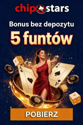 Obraz dla 5&pound; bez depozytu za rejestrację w kasynie Chipstars