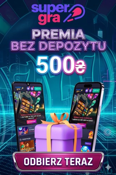 Obraz dla Darmowe 500 UAH bez depozytu za rejestrację w SuperGra Casino Obraz dla Darmowe 500 UAH bez depozytu za rejestrację w SuperGra Casino