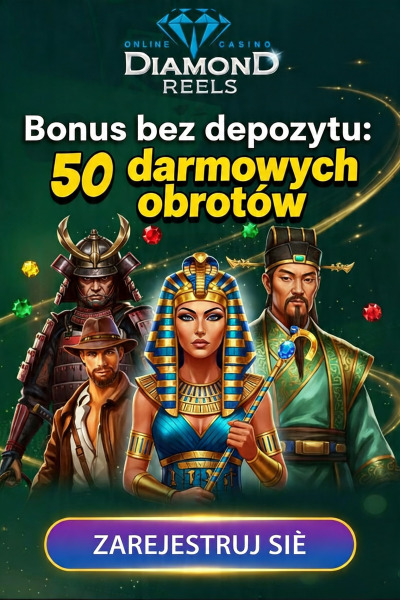 Obraz dla 50 darmowych spinów za rejestrację w Diamond Reels Casino Obraz dla 50 darmowych spinów za rejestrację w Diamond Reels Casino