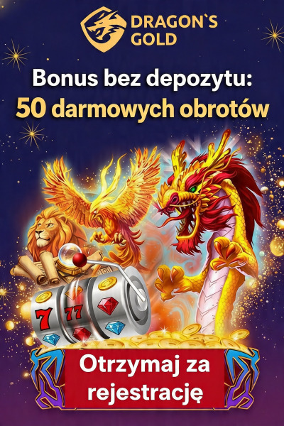 Obraz dla 50 darmowych spin&oacute;w w Dragon's Gold za rejestrację