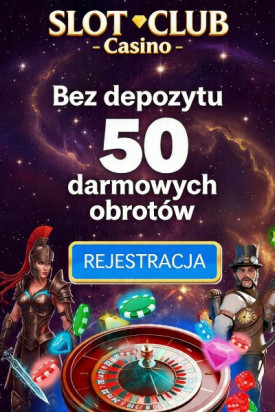Obraz dla SlotClub Casino: 50 darmowych spin&oacute;w bez depozytu za rejestrację