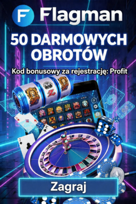 Obraz dla 50 darmowych spin&oacute;w bez depozytu w Flagman Casino z kodem