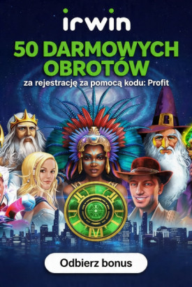 Obraz dla 50 darmowych spin&oacute;w bez depozytu w kasynie Irwin