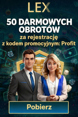Obraz dla 50 darmowych spin&oacute;w bez depozytu w Lex Casino za rejestrację