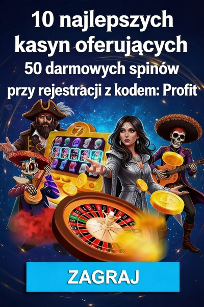 Obraz dla 50 darmowych spin&oacute;w za rejestrację z kodem PROF w kasynie