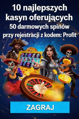 Obraz dla 50 darmowych spin&oacute;w za rejestrację z kodem PROF w kasynie