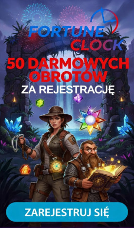 Obraz dla 50 darmowych spin&oacute;w w Fortune Clock bez depozytu dla nowych graczy