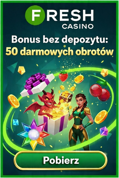 Obraz dla 50 darmowych spinów w Fresh Casino po rejestracji Obraz dla 50 darmowych spinów w Fresh Casino po rejestracji