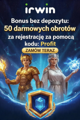 Obraz dla 50 darmowych spin&oacute;w w kasynie Irwin po rejestracji