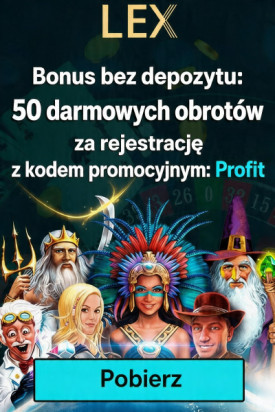 Obraz dla 50 darmowych spin&oacute;w bez depozytu w Lex Casino