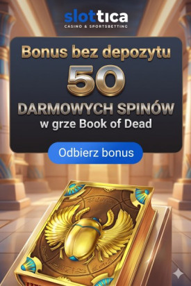 Obraz dla 50 darmowych spin&oacute;w w kasynie Slottica za rejestrację