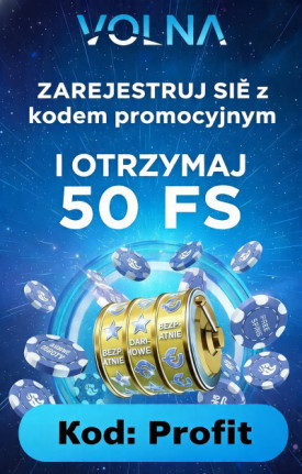Obraz dla 50 darmowych spin&oacute;w bez depozytu za rejestrację w VOLNA Kasyno
