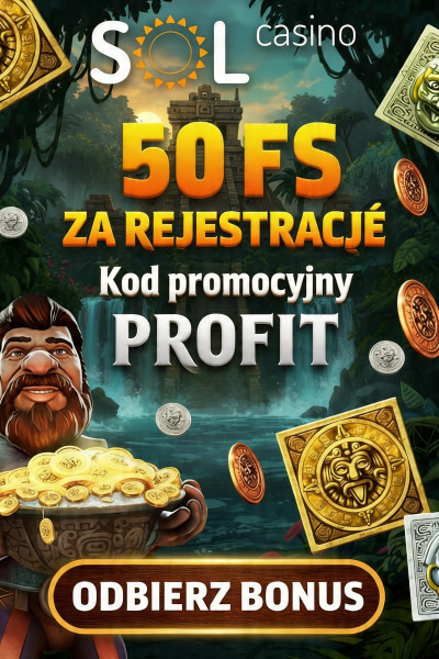 Obraz dla SOL Casino: 50 darmowych spin&oacute;w bez depozytu na start