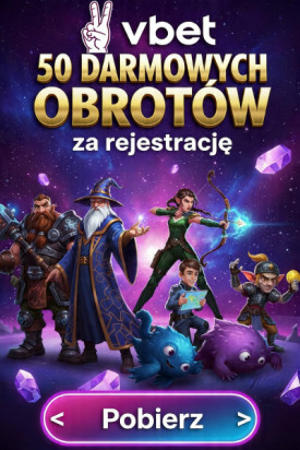 Obraz dla 50 darmowych spin&oacute;w w VBet Casino za rejestrację
