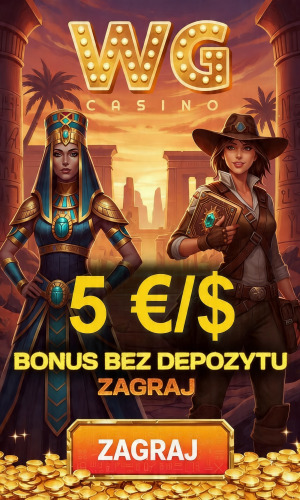 Obraz dla 5&euro; bonus bez depozytu w WG Casino za samą rejestrację