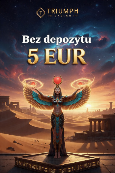 Obraz dla Kasyno Triumph: 5 &euro;/$ bonus na start bez depozytu