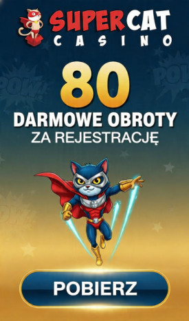 Obraz dla 60 darmowych spin&oacute;w w SuperCat Casino za samą rejestrację