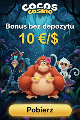 Obraz dla Bonus 10 &euro;/$ bez depozytu w Cocos Casino dla nowych graczy