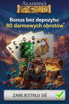 Obraz dla 80 darmowych spin&oacute;w bez depozytu w Aladdins Gold