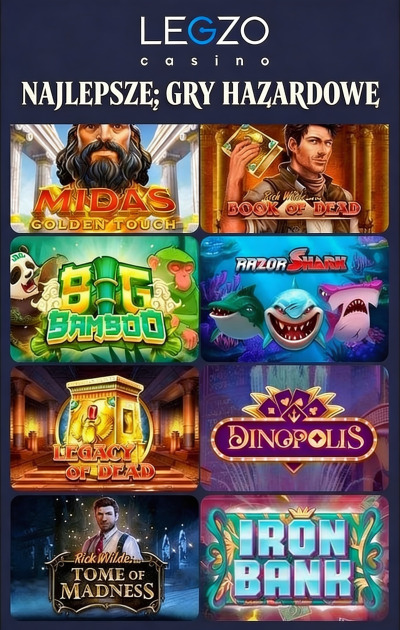 Obraz dla Ogromny wybór gier w Legzo Casino: sloty, kasyno na żywo i sport Obraz dla Ogromny wybór gier w Legzo Casino: sloty, kasyno na żywo i sport