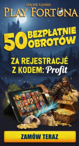 Obraz dla 50 darmowych spin&oacute;w w Play Fortuna za rejestrację konta