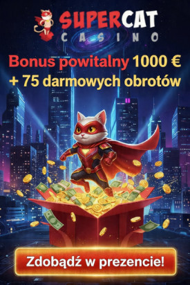 Obraz dla 60 darmowych spin&oacute;w na start w SuperCat Casino