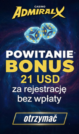 Obraz dla 21 USD bez depozytu za rejestrację w Admiral-X