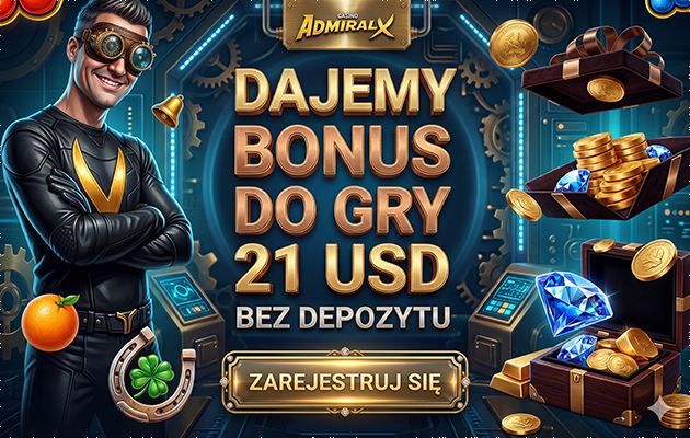 Obraz dla 21$ bonus bez depozytu w Admiral XXX za rejestrację